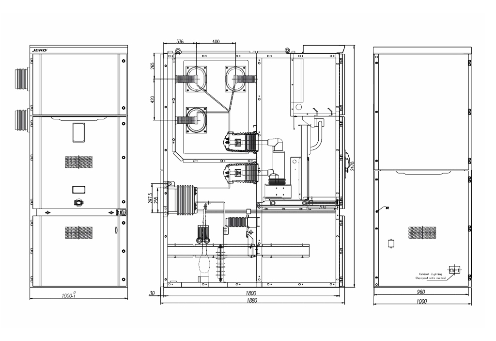 KYN28-24 AIS Metalclad AC Enclosed Switchgear